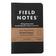 Afbeelding voor Field Notes Pitch Black Memo Book FN-34 Ruled 3-Pack, notitieboekjes