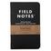 Afbeelding voor Field Notes Pitch Black Notebook FN-36 Ruled 2-Pack, notitieboekjes