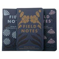 Image for Field Notes 68th Quarterly Limited Edition FNC-68, Lined 3-Pack Fall Flowers, notebooks