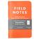 Afbeelding voor Field Notes Expedition Waterproof Notebooks FNC-17 Dot-Graph 3-Pack, notitieboekjes
