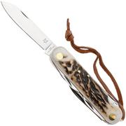 Fox Knives Venatores 226-8-SCE, M390 Deer Horn 8 Tools, Zwitsers zakmes
