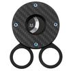 Afbeelding voor Fox Circle Cigar Cutter 743-3KT, PVD Sandvik 12C27, Twirl Fatcarbon, sigaarknipper