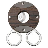 Image for Fox Circle Cigar Cutter 744-ZW, Satin Sandvik 12C27, Ziricote Wood Titanium