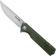 Image for Fox Revolver Black Fox BF-740OD Green Canvas Micarta pocket knife