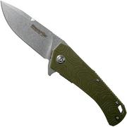 Fox Knives Echo 1 BF-746OD Black Fox, OD Green G10 zakmes, Mikkel Willumsen design