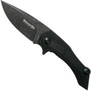 Fox Knives Munin BF-747 Black Fox, Black G10 pocket knife, Mikkel Willumsen design