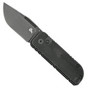 Black Fox NU-BOWIE, Black D2 Blade, Black G10 pocket knife