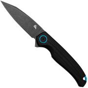 Nóż składany Black Fox Argus BF-760 Blackwashed D2 rękojeść Black G10