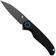 Image for Black Fox Argus BF-760 Blackwashed D2 Black G10 handle, pocket knife