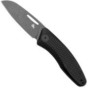 Nóż składany Black Fox Feresa BF-762BB Blackwashed D2 Black Aluminium