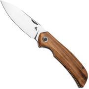 Afbeelding voor Black Fox Paradigma BF-781-ZW, Satin D2, Zebra Wood zakmes