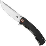Black Fox BF-782 OR, Satin D2, Black G10, zakmes