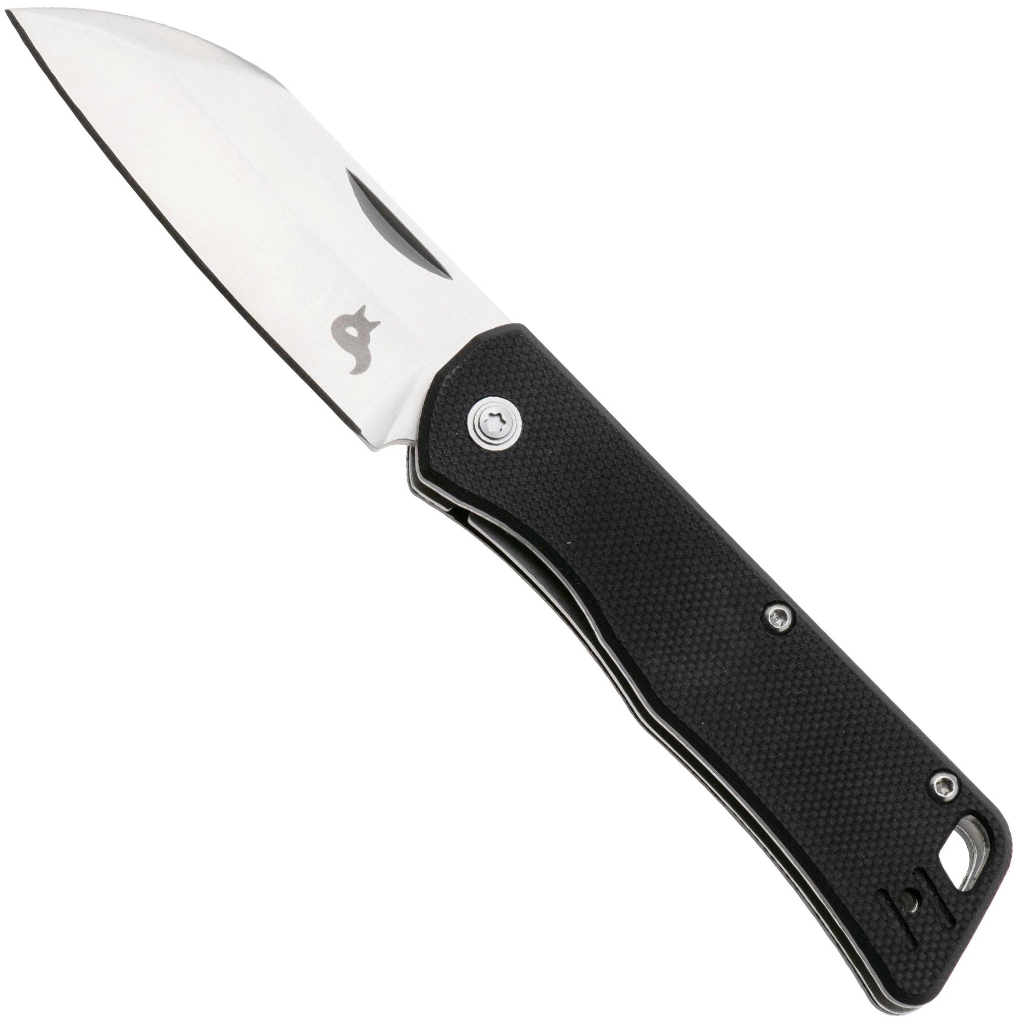 Black Fox Teeny BF-785 Satin D2, Black G10, zakmes