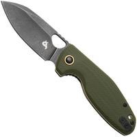 Afbeelding voor Black Fox Puffy BF-786-G10OD Blackwashed 10Cr15CoMoV, OD Green G10, zakmes