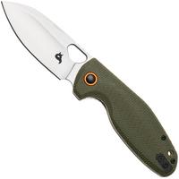 Afbeelding voor Black Fox Puffy BF-786-MOD Satin 10Cr15CoMoV, OD Green Canvas Micarta, zakmes