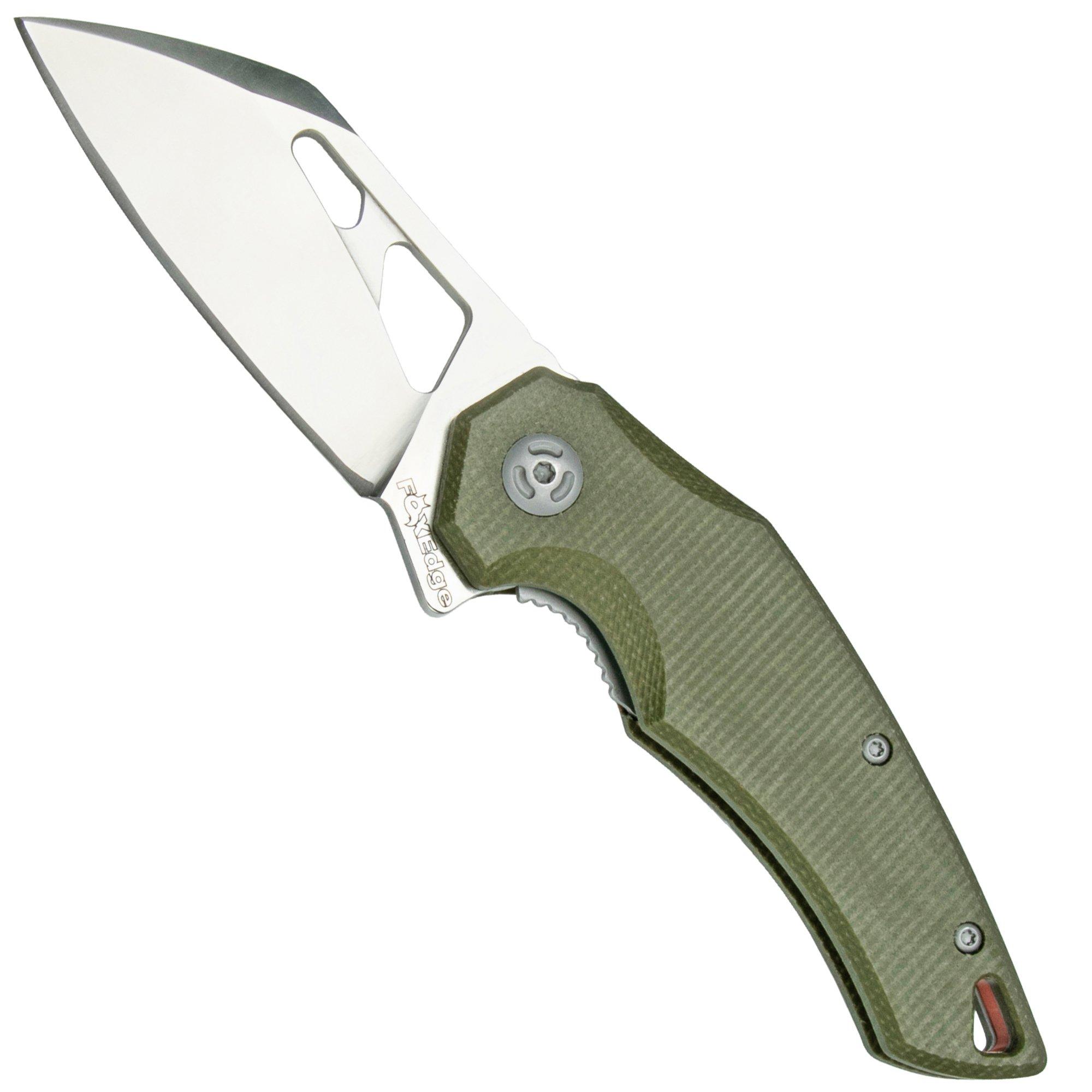 Fox Edge Atrax, OD Green Micarta, FE-027MOD couteau de poche