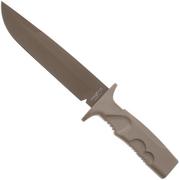 Fox Knives Taranis FX-0171115, N690Co Coyote Tan Idroglider, cuchillo fijo