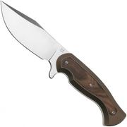 Fox Knives Eastwood Tiger 2022 Edition FX-106-TIZW Elmax Satin, Bronze Oxidation Titanium Ziricote Inlay, feststehendes Messer