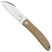 Fox Knives Livri, M690, Natural Jute Micarta, FOFX-273MI pocket knife
