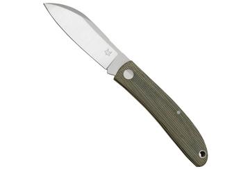 Fox Knives Livri FX-273 Green Canvas Micarta couteau de poche slipjoint 