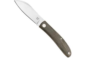 Fox Knives Livri FX-273 Green Canvas Micarta couteau de poche slipjoint 