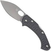 Fox Knives Zero 2.0 Desert Warrior FX-311-GY Wolf Grey FRN, Top Shield Bead Blasted Blade pocket knife, Jens Ansø design