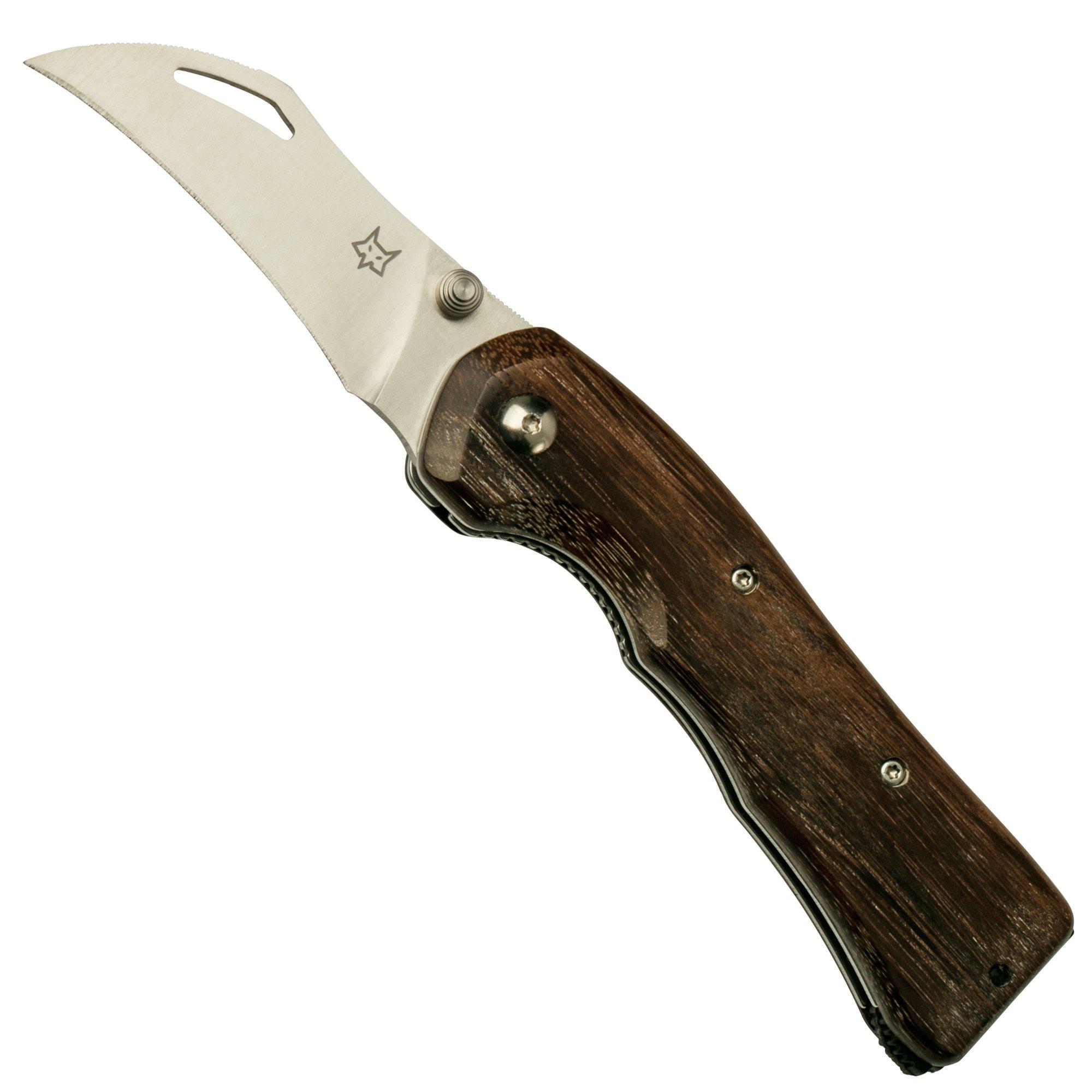 Fox Knives Spora Mushroom Satin Eucalyptus FX-409, Pilzmesser