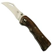 Fox Knives Spora Mushroom Satin Eucalipto FX-409, faca para cogumelos 