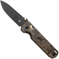 Afbeelding voor Fox Knives Gabi FX-451-DMG Black PVD Niolox, Gold Dark Matter, zakmes