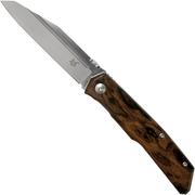 Fox Knives FX-515W Ziricote pocket knife, Bob Terzuola design