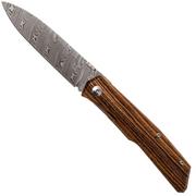 Fox Terzuola Folder FO FX-525DB Bocote Damascus coltello da tasca