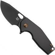 Fox Knives Suru FX-526-TIBB, M390 Black PVD, Titanium Black PVD, navalha