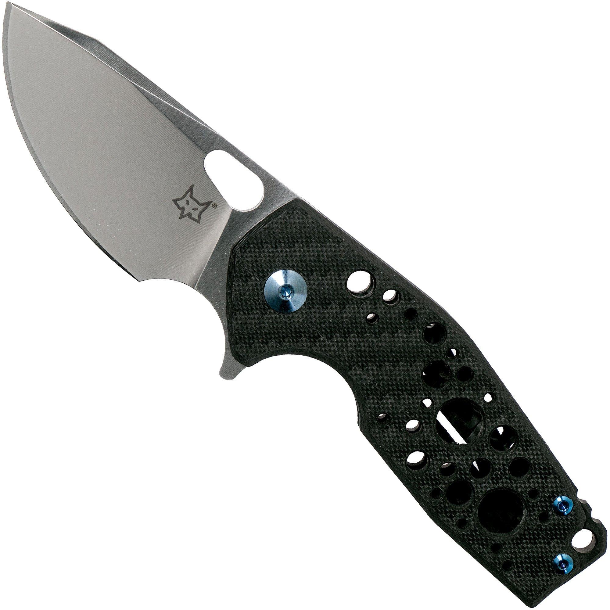 FFox Suru FX-526CFBL Blue, Carbon Fiber Taschenmesser, Jesper Voxnaes Design