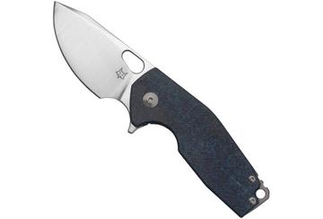 Fox Knives Suru, FX-526 MIBL Denim Micarta M390 Knivesandtools exclusive coltello da tasca