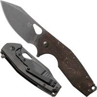 Image pour Fox Yaru FX-527CF Space Coral Copper Carbon Fiber couteau de poche, Jesper Voxnaes design
