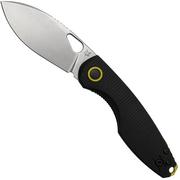 Fox Chilin FX-530-G10B Stonewashed N690, Black G10 pocket knife, Jesper Voxnaes design