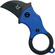 Fox Mini-KA FX-535BLB Blue & Black, karambit keychain knife