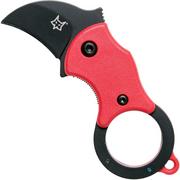 Fox Mini-KA FX-535RB Red & Black, karambit sleutelhangermes