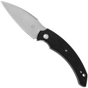 Fox Knives Honos FX-538 G10B, Stonewashed Becut, Black G10 pocket knife, Bastinelli design