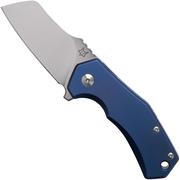  Fox Knives Italicus FX-540TIBL Blue Titanium couteau de poche, Antonio Di Gennaro design