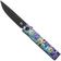 Afbeelding voor Fox Knives Chnops UV FX-543-A3 Black Top Shield Becut, Black Aluminium Abstract 3 zakmes, Riccardo Gobbato design