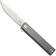 Afbeelding voor Fox Knives Chnops Heritage FX-544-TI Stonewashed Hybrid Cryo, Sandblasted Titanium zakmes, Riccardo Gobbato design