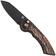 Image for Fox Knives Radius FX-550 CFB Copper Carbon fibre Black pocket knife