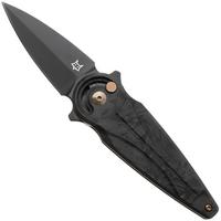Afbeelding voor Fox Knives Saturn FX-551-DMB Black PVD M390, Dark Matter Carbon Fibre, zakmes, Denis Simonutti design