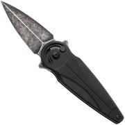 Afbeelding voor Fox Knives Saturn FX-551-G10B Black Idroglider Stonewashed N690Co, Black G10, zakmes, Denis Simonutti design