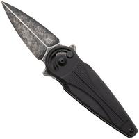 Afbeelding voor Fox Knives Saturn FX-551-G10B Black Idroglider Stonewashed N690Co, Black G10, zakmes, Denis Simonutti design