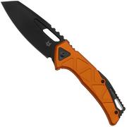 Fox Chronos FX-552-ALBOR PVD Magnacut, Orange Aluminium, coltello da tasca, Stefan Merk design