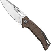 Fox Chronos FX-552-ALBR Magnacut, Bronze Aluminium, coltello da tasca, Stefan Merk design