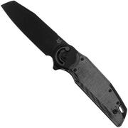 Fox Metamorphosis FX-556-A2 M390 PVD Sheepsfoot, Black Micarta, PVD Titanium bolster pocket knife