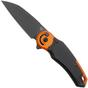 Bild für Fox Metamorphosis FX-556-B6, M390 PVD Wharncliffe, Black Aluminium, Orange Aluminium Bolster, Taschenmesser